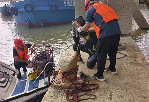 赛得利（九江）纤维头桩水下检测项目