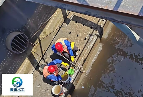 水下砌墙封堵施工